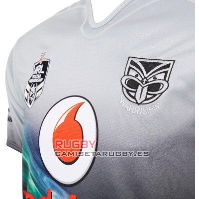 Camiseta Nueva Zelandia Warriors Rugby 2018 Indigena